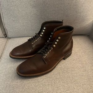 Alden X Shoemart Custom Bootmaker Edition Plain Toe Brown Chromexcel